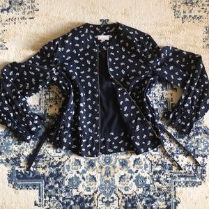 Navy & White Loft Jacket Never Worn